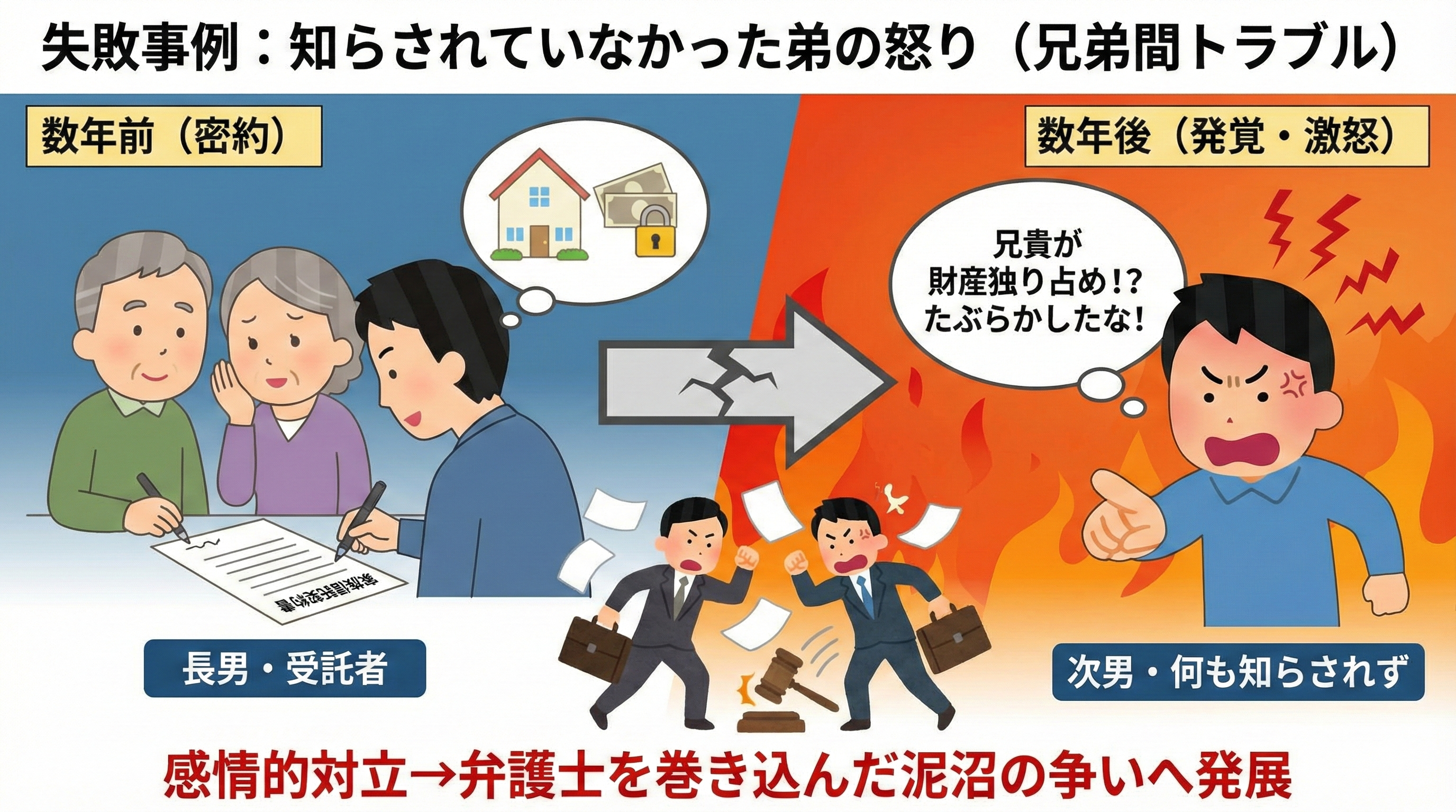 家族信託失敗事例その1