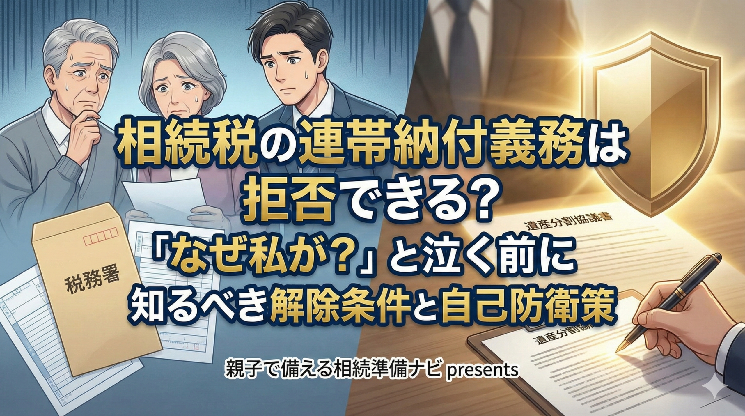 相続税の連帯納付義務は拒否できる?「なぜ私が?」と泣く前に知るべき解除条件と自己防衛策