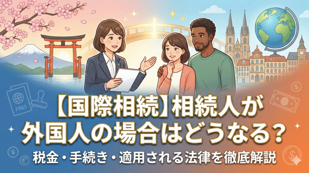 【国際相続】相続人が外国人の場合はどうなる？税金・手続き・適用される法律を徹底解説