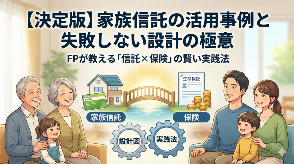 【決定版】家族信託の活用事例と失敗しない設計の極意｜FPが教える「信託×保険」の賢い実践法